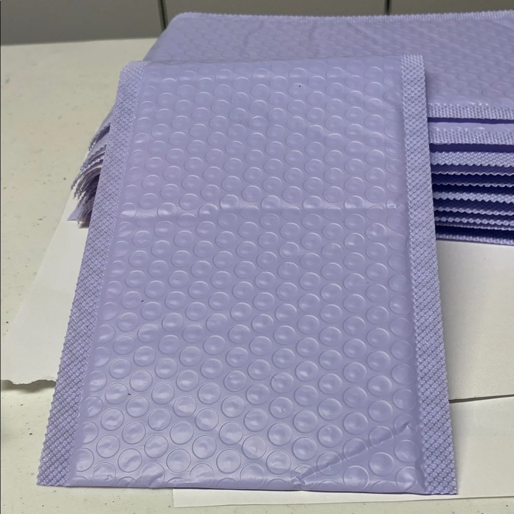 20 Purple Bubble Mailers 3.5” x 6”